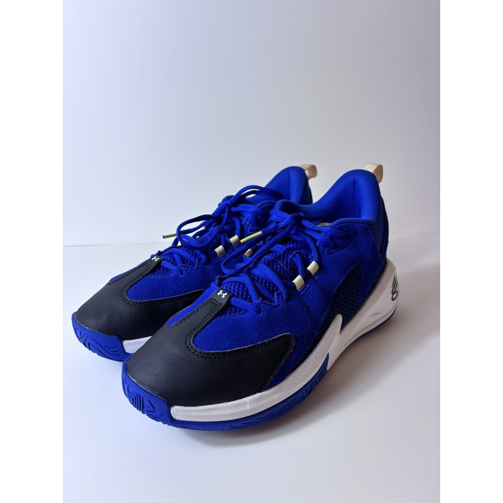 Under Armour Curry 3Z25 SDE Basketball Shoe Men 10.5 Blue White Black 6000750400